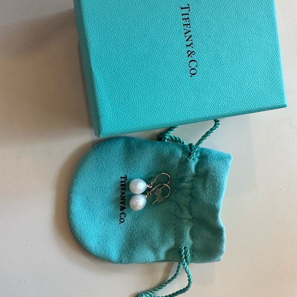 Tiffany & Co Olive Leaf Drop Earrings